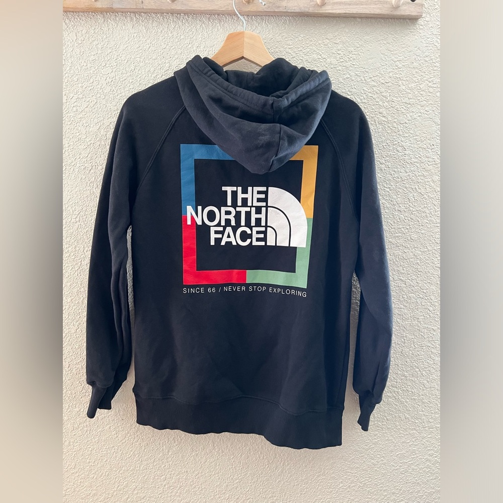 The North Face black hoodie